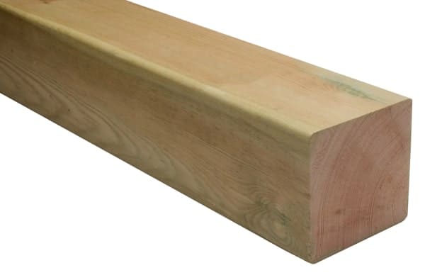 100mm Treated Timber Eased Edge
