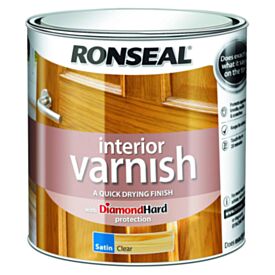 Ronseal Satin Clear Interior Varnish 2.5 Litre