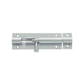 Barrel Bolt - Straight 4 Satin Chrome