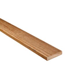 19 x 90mm Balau Hardwood Decking Reeded / Smooth