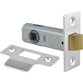 64mm Nickel Plated Mortice Tubular Latch