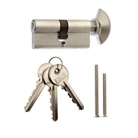 ERA 4103-51 35/35 Satin Chrome Euro Cylinder & Thumbturn