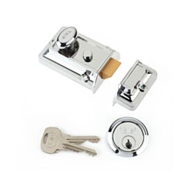 Yale Chrome Standard Stile P77 Nightlatch
