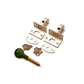 White Window Security Bolt (2 Pack)