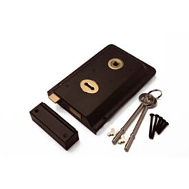 Rim Lock 6 x 4 Black