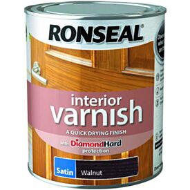 Ronseal Satin Walnut Interior Varnish 750ml