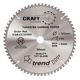 Trend Craft CC30564 305mm 64 Tooth Circular Saw Blade