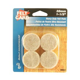 38mm Flooring Felt Gard Round Pads (8 Pack)