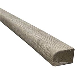 33 x 50 x 2400mm Millboard Smoked/Driftwood Bullnosed Step Edge Flexible