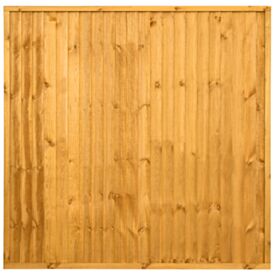 Budget Closeboard Panel 1830 x 1800mm Golden Brown