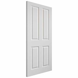 1981 x 762 x 44mm Canterbury 4 Panel Moulded Smooth Fire Door FD30